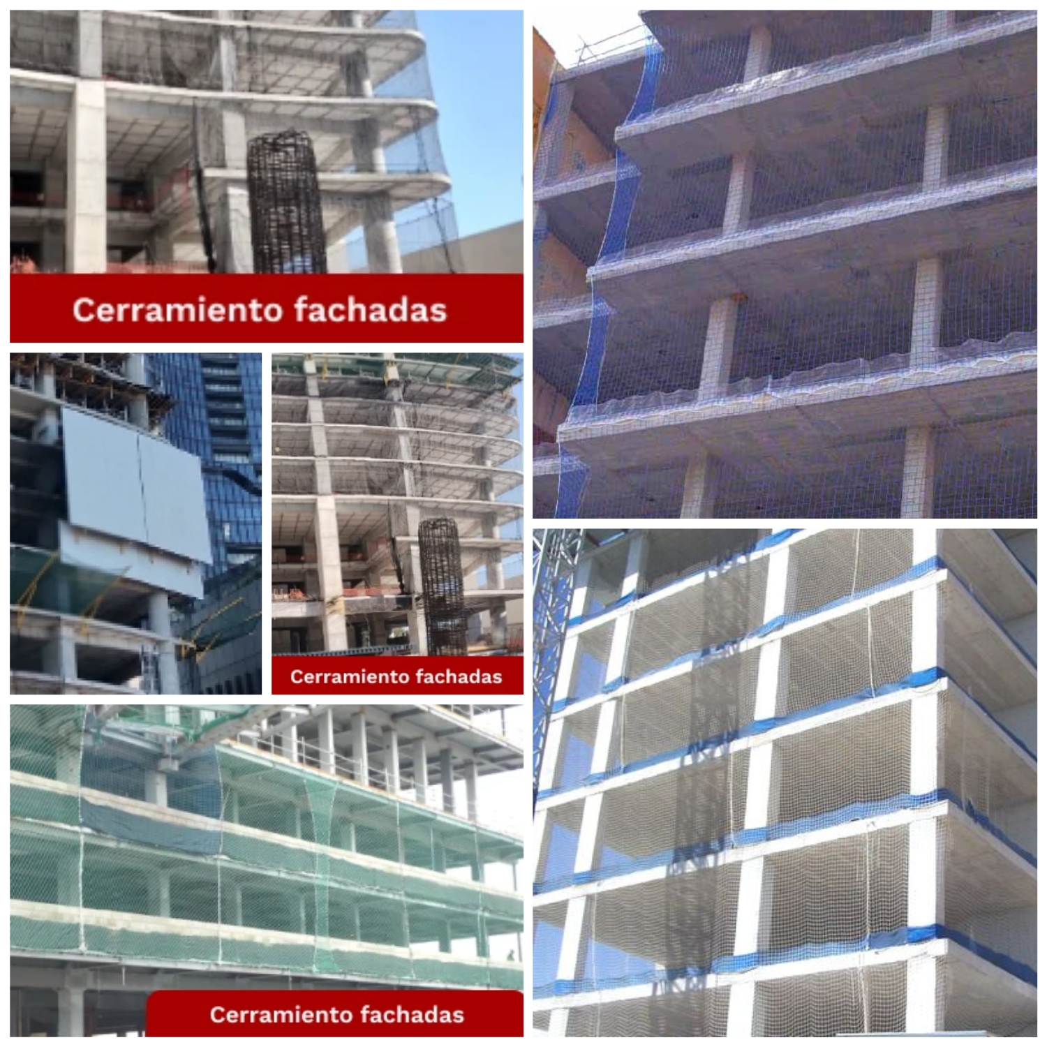 Collage Cerramiento de Fachadas